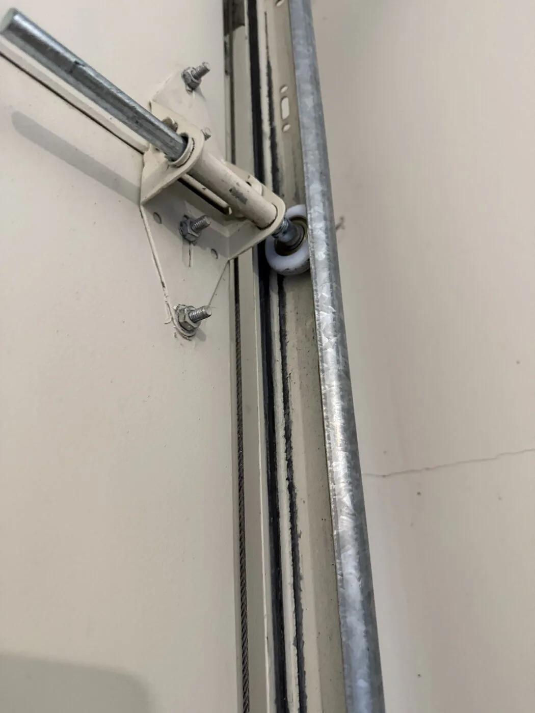 New sealed nylon roller running cleanly in the track, Norcross GA
